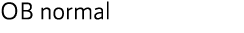 OB normal 